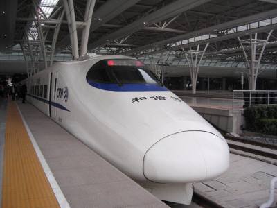 中国新幹線杭州から上海まで最高速度350km